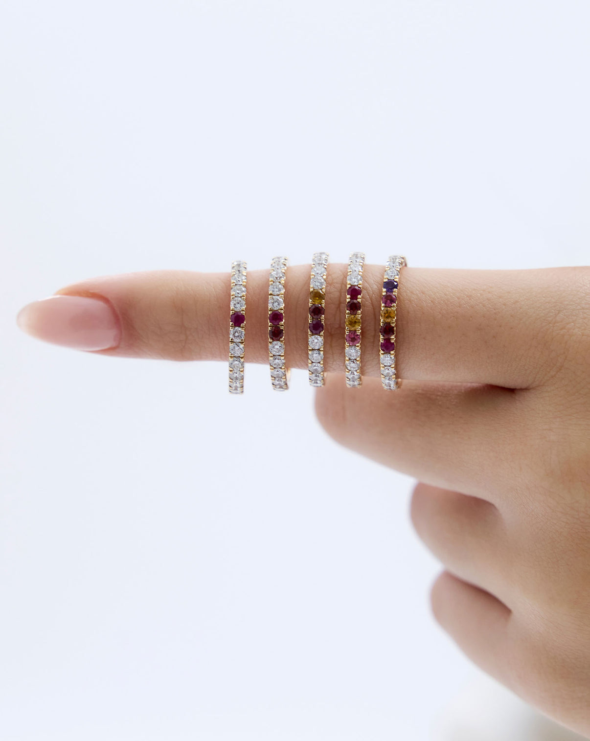 perfect pave with different birthstone counts global