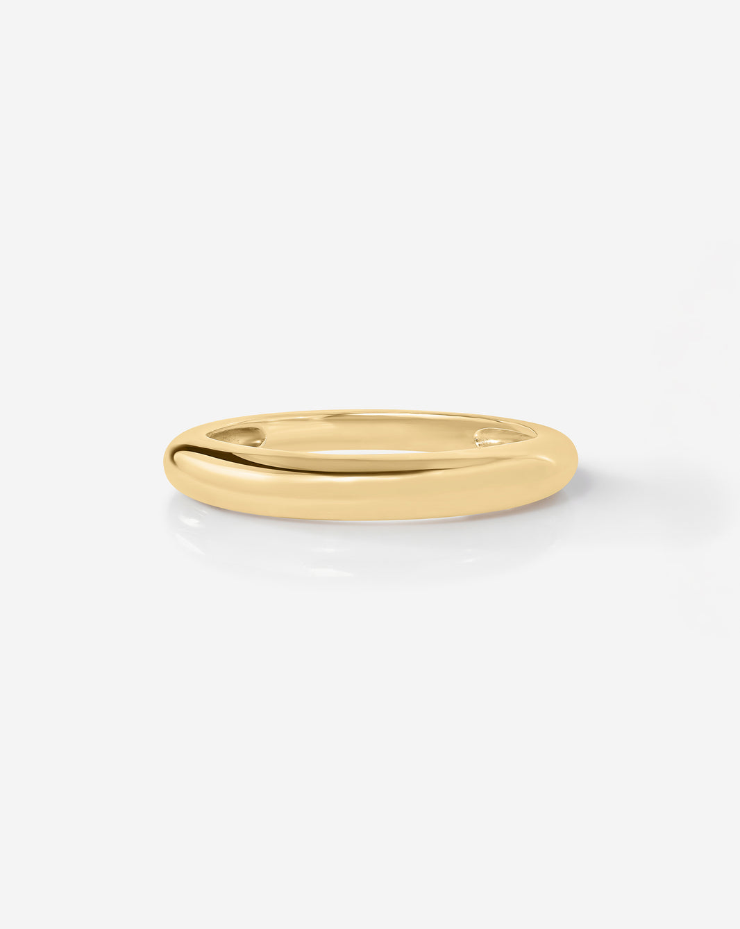Petite Gold Cloud Ring in 14k gold, angled view showcasing textured cloud design