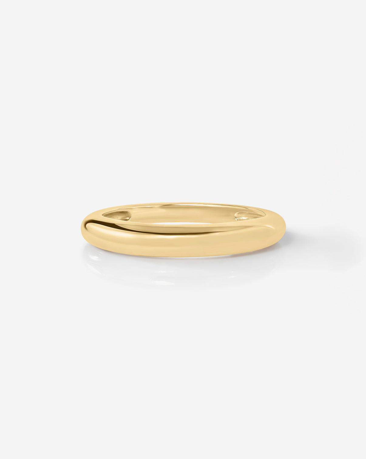 Petite Gold Cloud Ring in 14k yellow gold, angled view showcasing textured cloud design