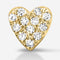 Pavé Diamond Heart Charm