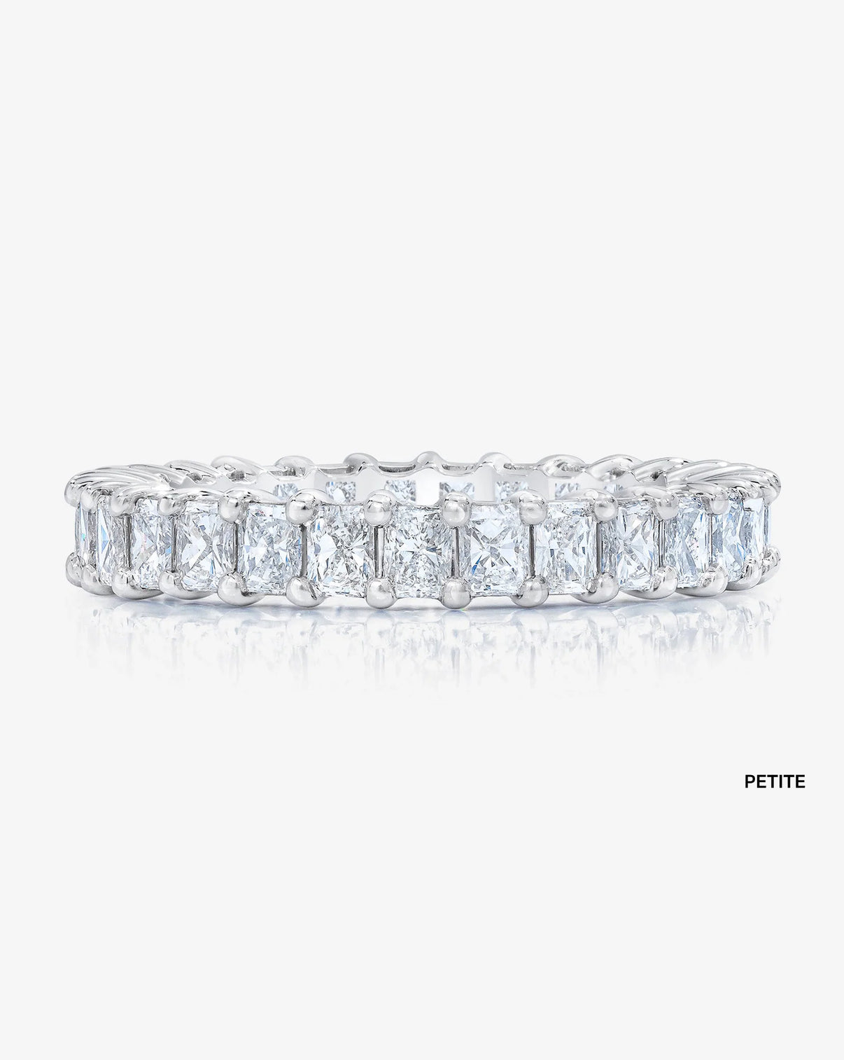 Bridal Wedding Bands Platinum / Petite Radiant Eternity Band