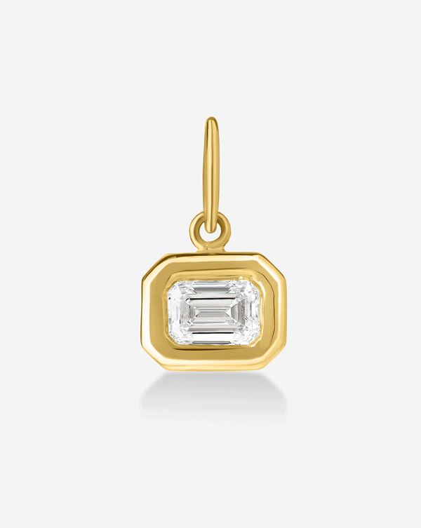 Framed Lab Diamond Pendant