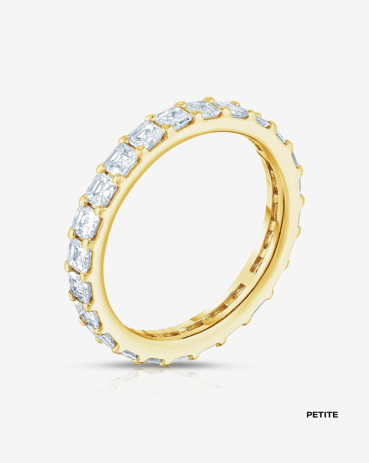 Bridal Wedding Bands Asscher Cut Eternity Band On hand