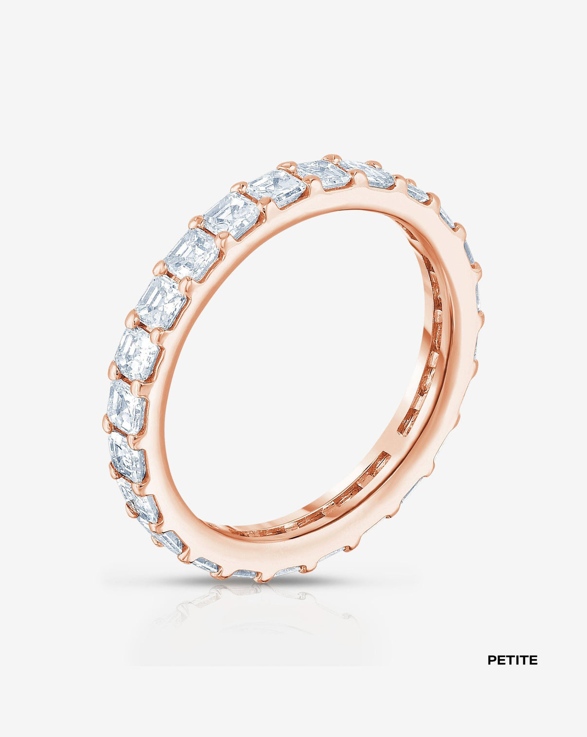 Bridal Wedding Bands Asscher Cut Eternity Band On hand