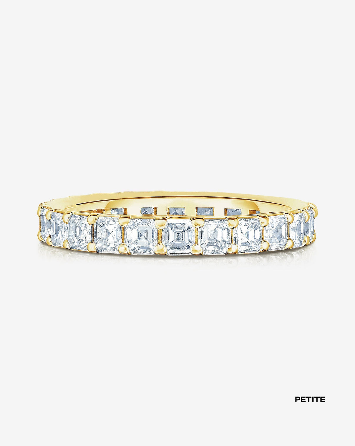 Bridal Wedding Bands Asscher Cut Eternity Band On hand
