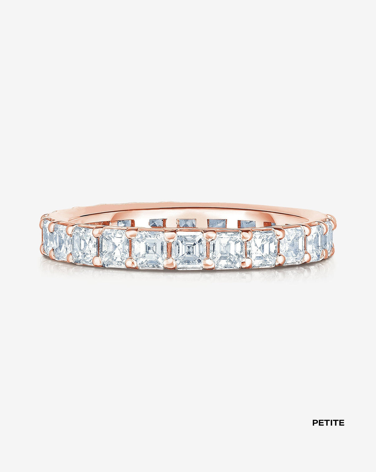 Bridal Wedding Bands Asscher Cut Eternity Band On hand