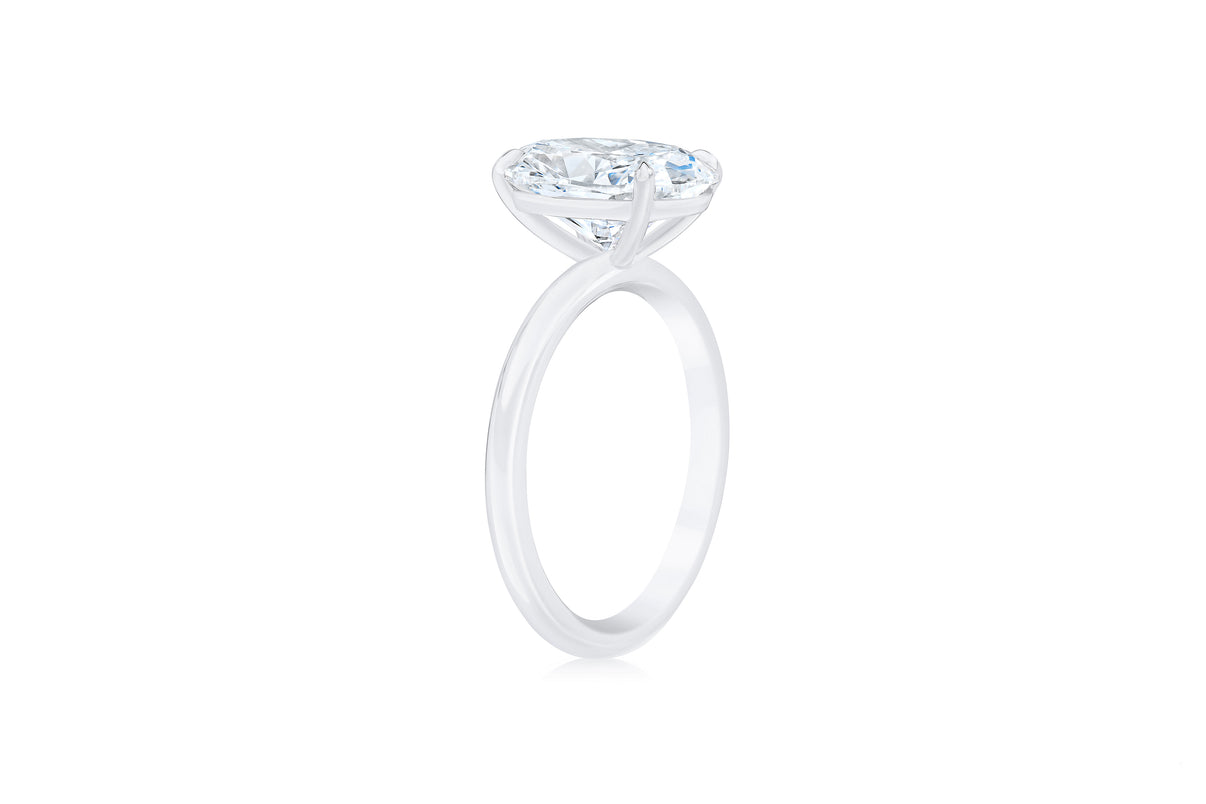 Cloud Solitaire Marquise Platinum 40677149704280