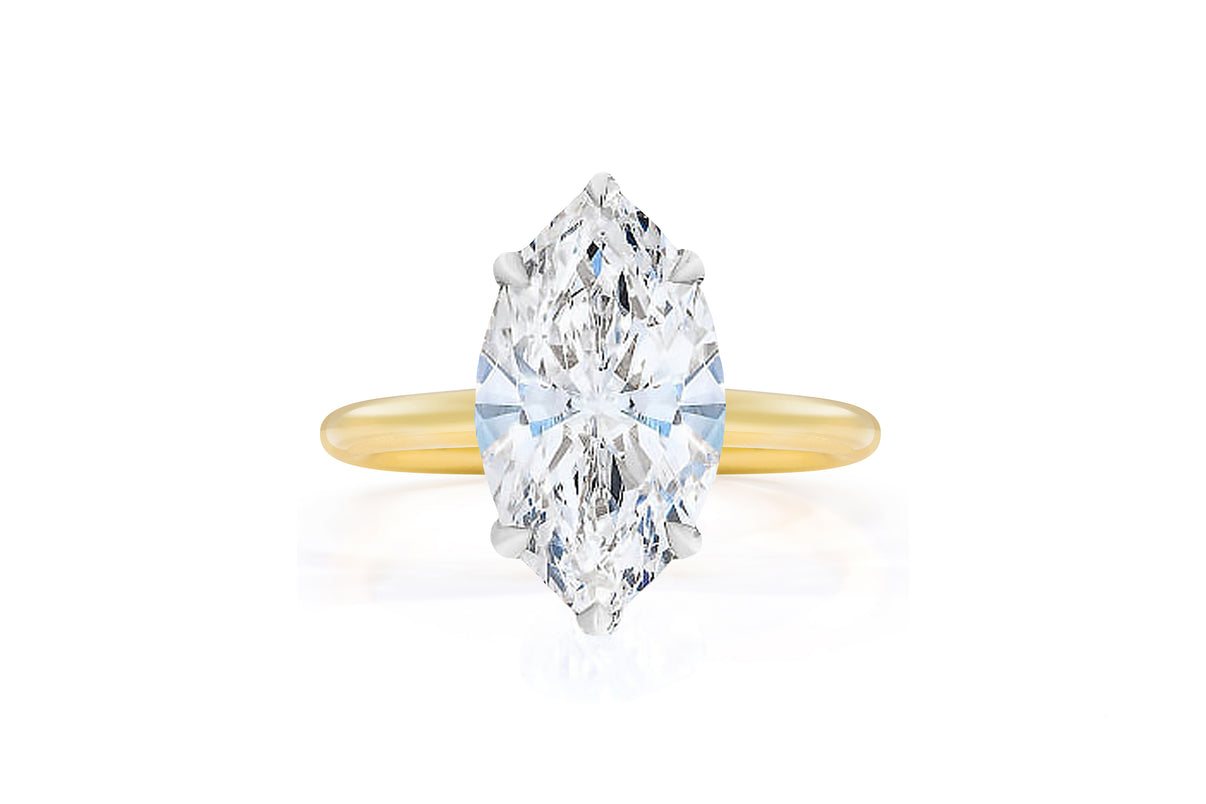 Cloud Solitaire Marquise YG 40677149737048