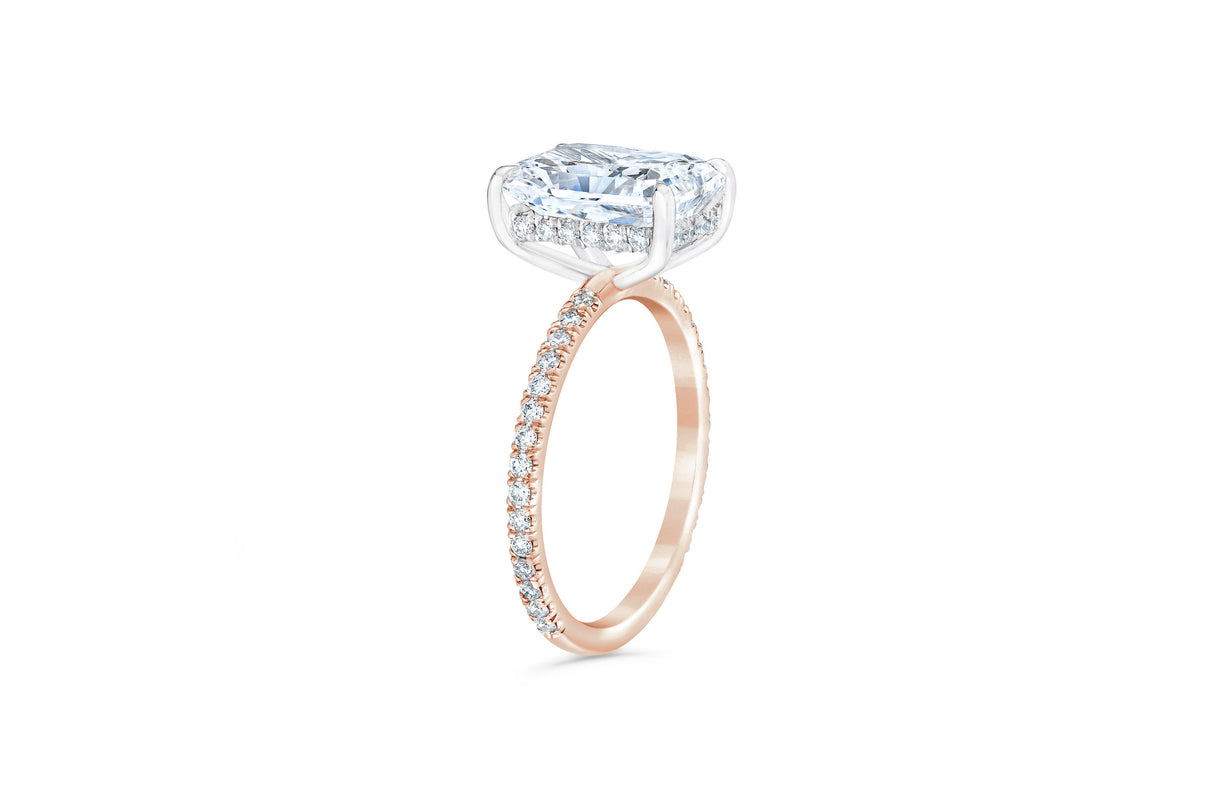 Whisper Thin Pave Emerald RG + HH 40675119104088