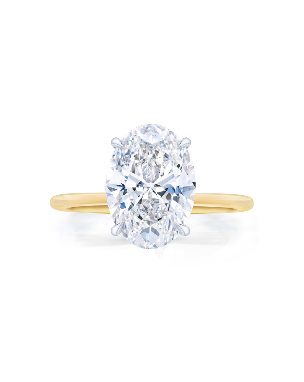 Bridal Engagement Rings Oval / Yellow Gold Whisper Thin® 40674678243416