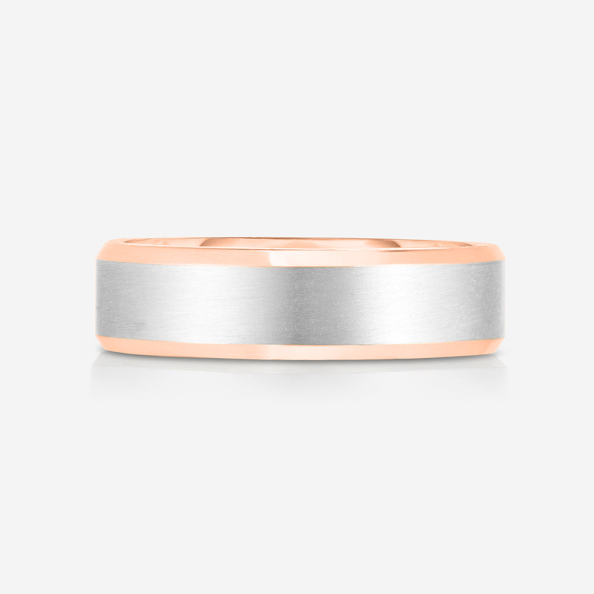 6 mm Contrast + Beveled Wedding Band 20327154024536