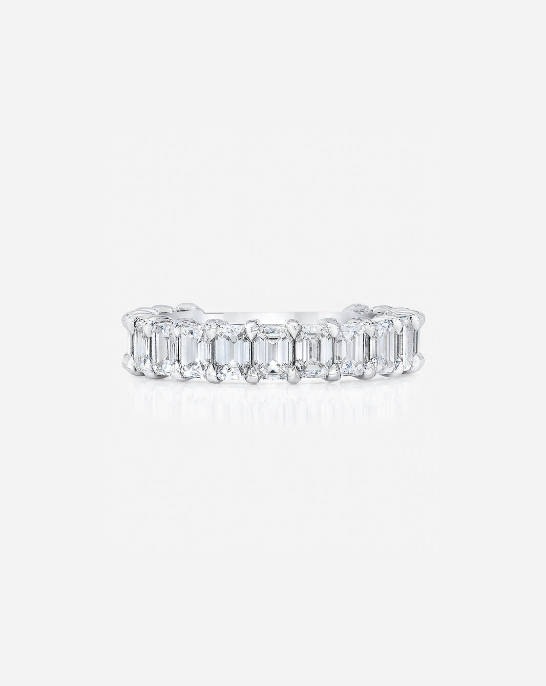 Emerald 3/4 Diamond Band