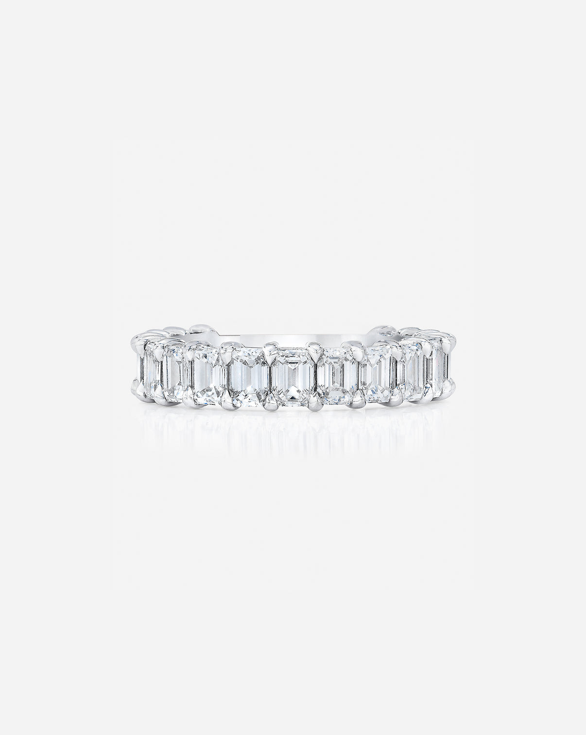 Emerald 3/4 Diamond Band