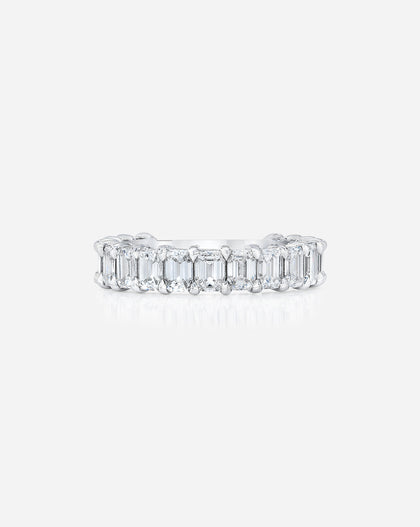 Emerald 3/4 Diamond Band