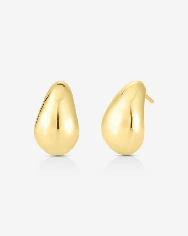 Ring Concierge Mini Gold Cloud Earrings 14k Yellow Gold