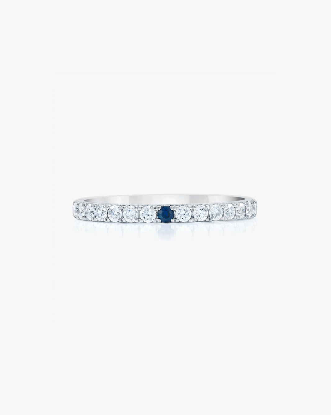 Personalized Perfect Pavé Diamond Ring | Platinum GIF
