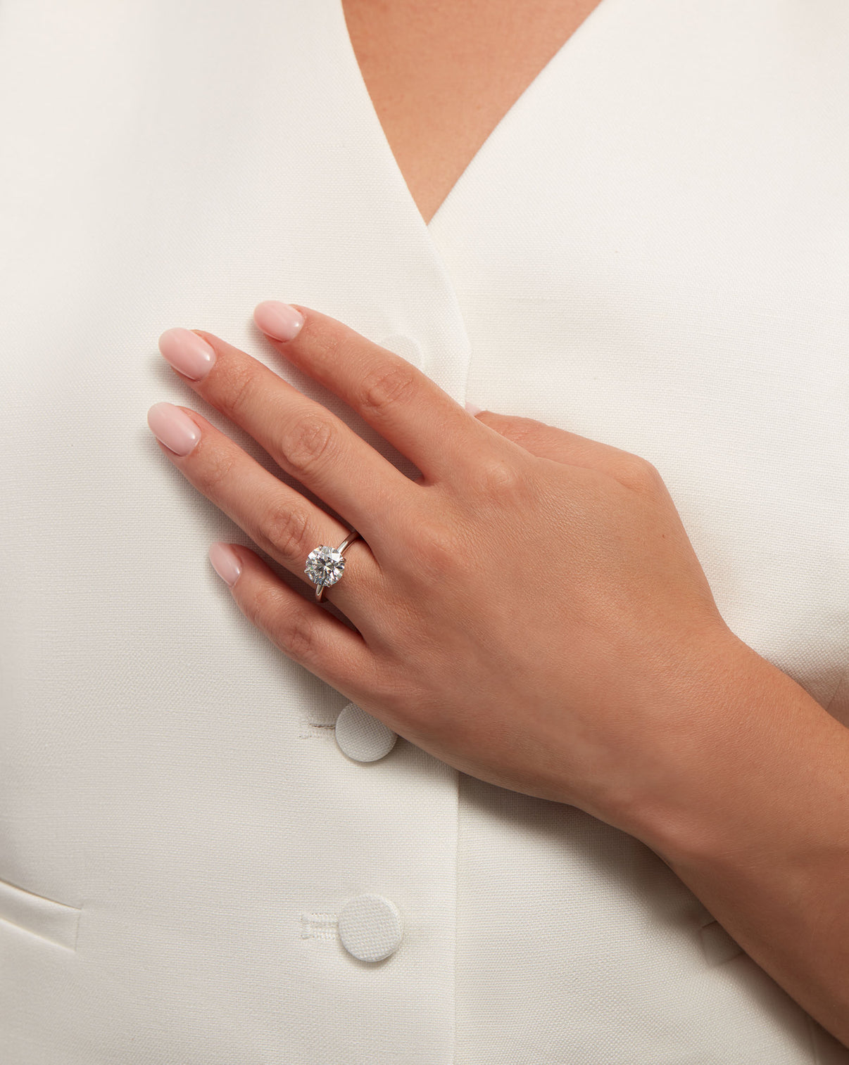 Cloud Solitaire Round Platinum 40677149409368