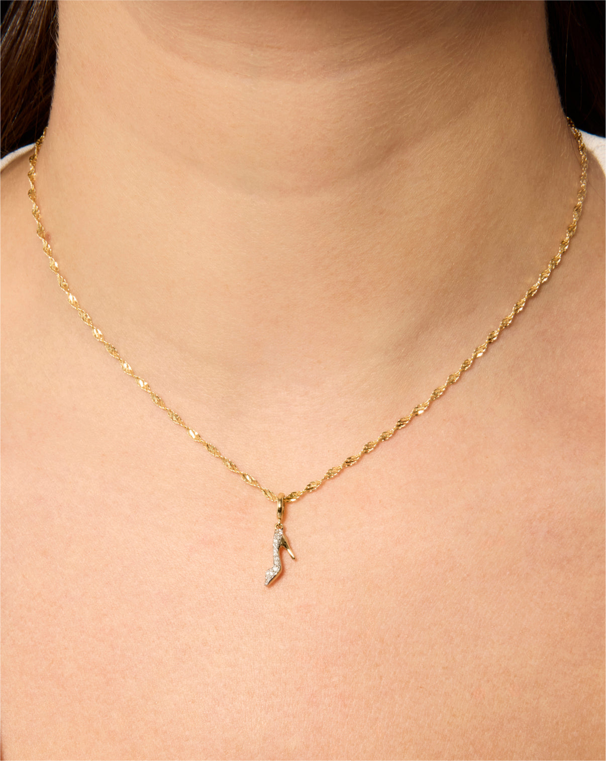 On-model image of stiletto charm