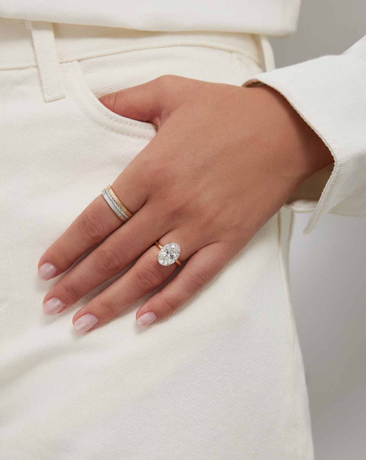 Cloud Solitaire Oval YG 40677149343832