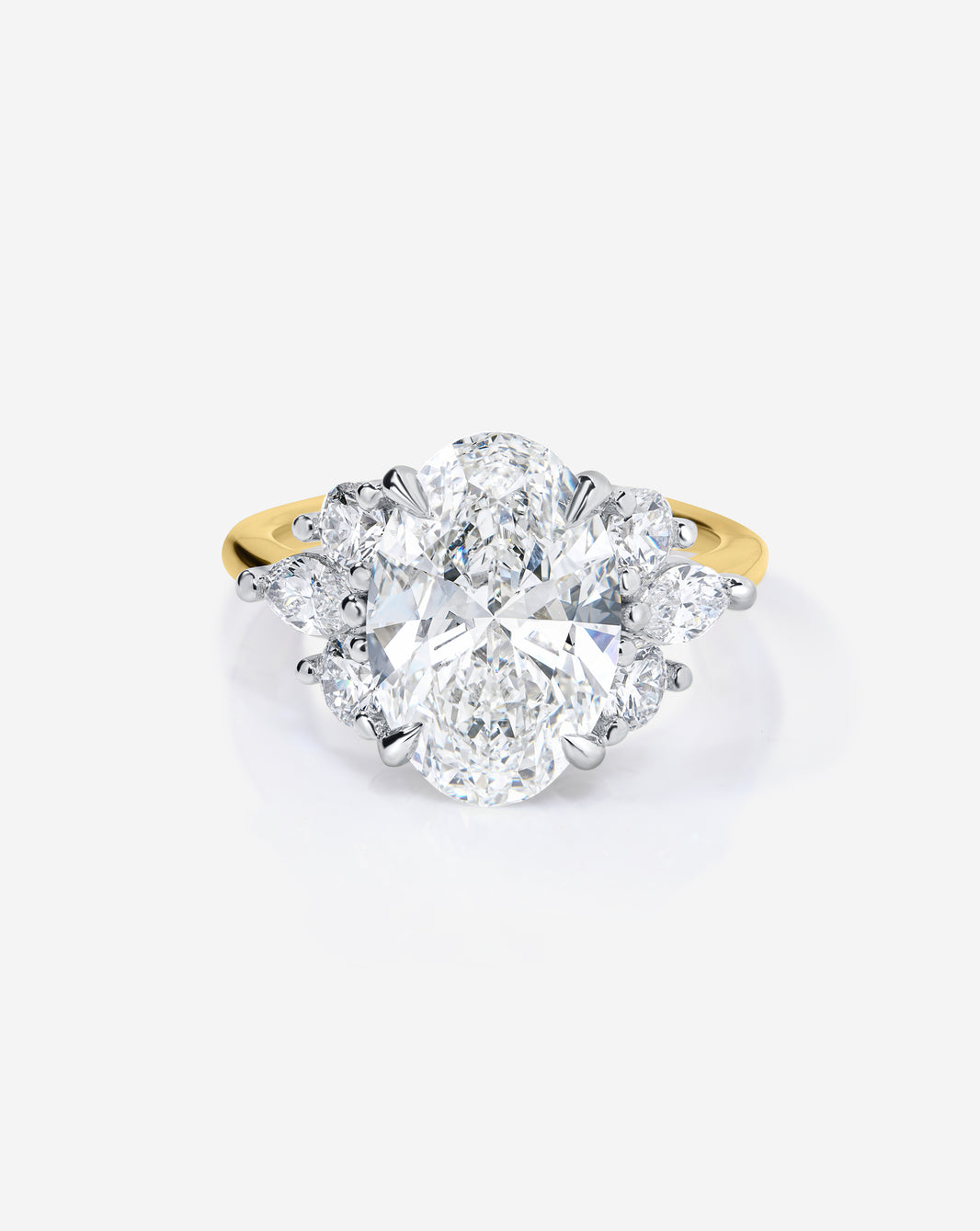 3.08 Oval Lab Diamond in The Ivy 
