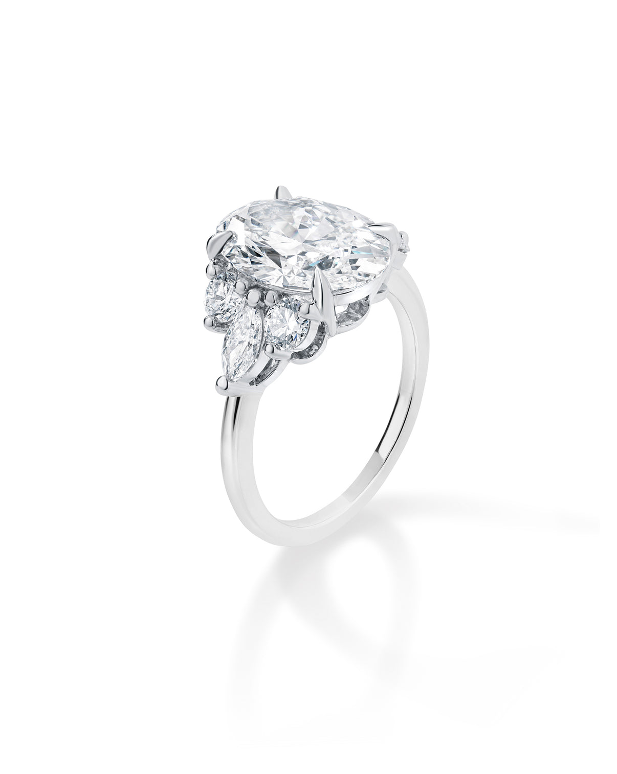 The Ivy Platinum Engagement Ring 43934987092056