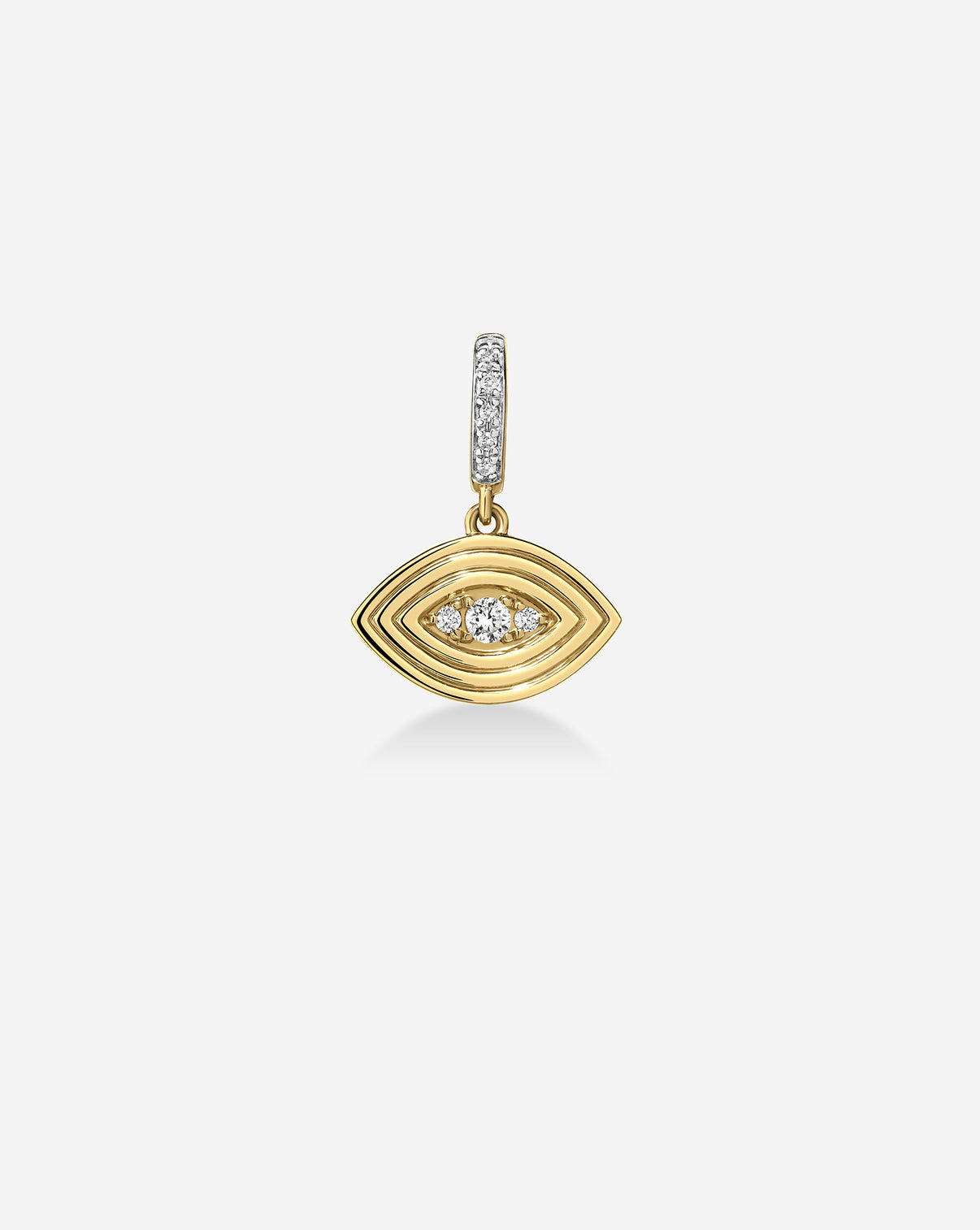 Evil Eye Charm on white background