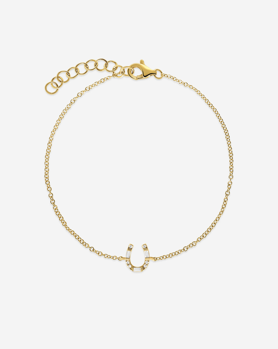 Horseshoe Bracelet on white background