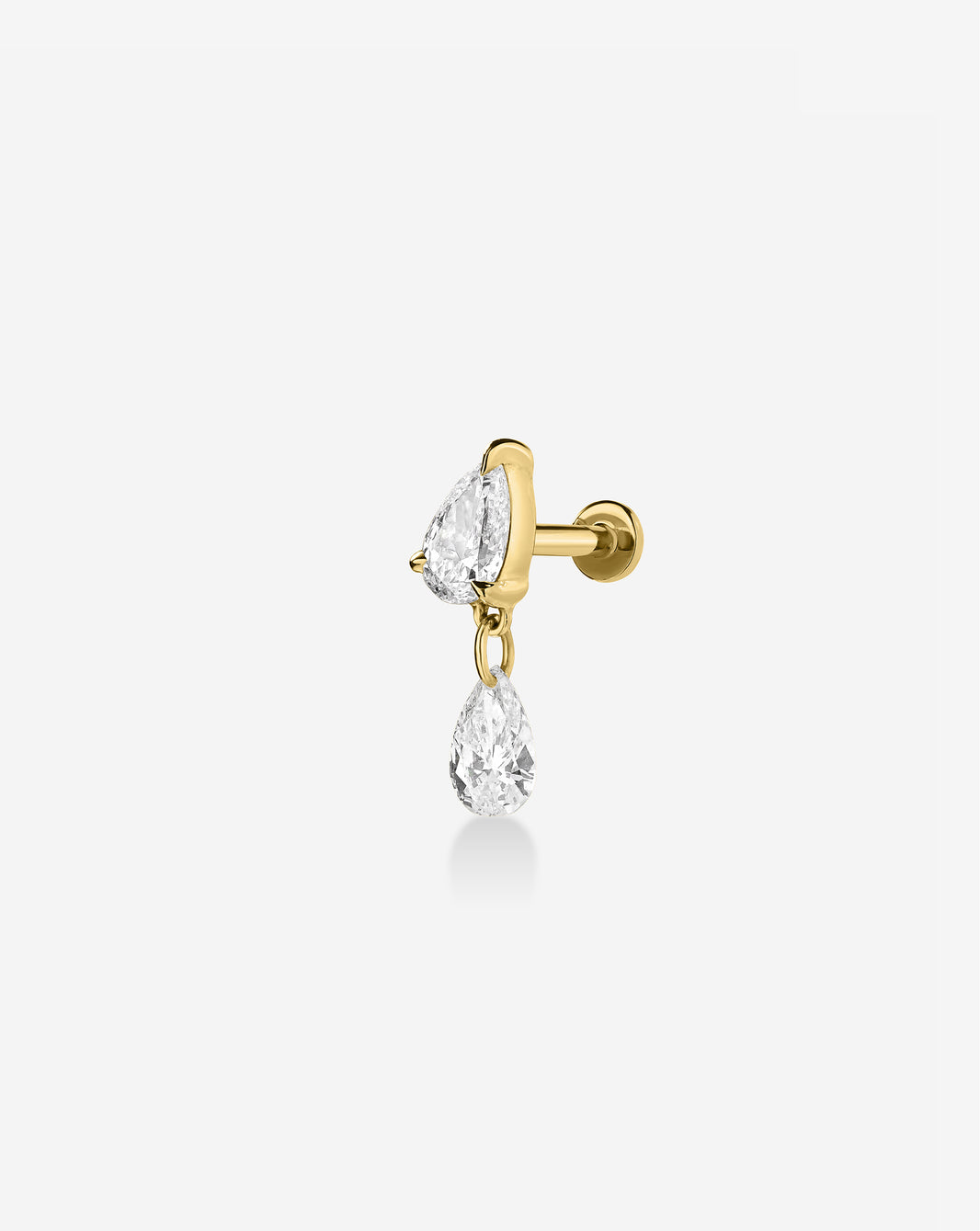 Pear Drop Lab Diamond Flatback