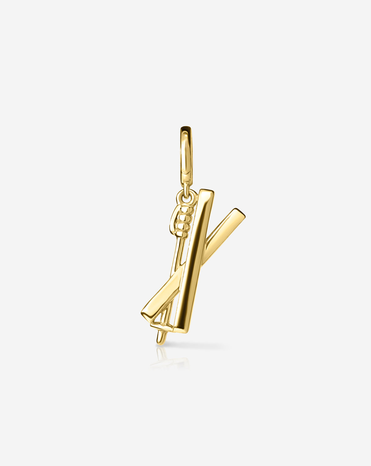 ski charm ghost from the back