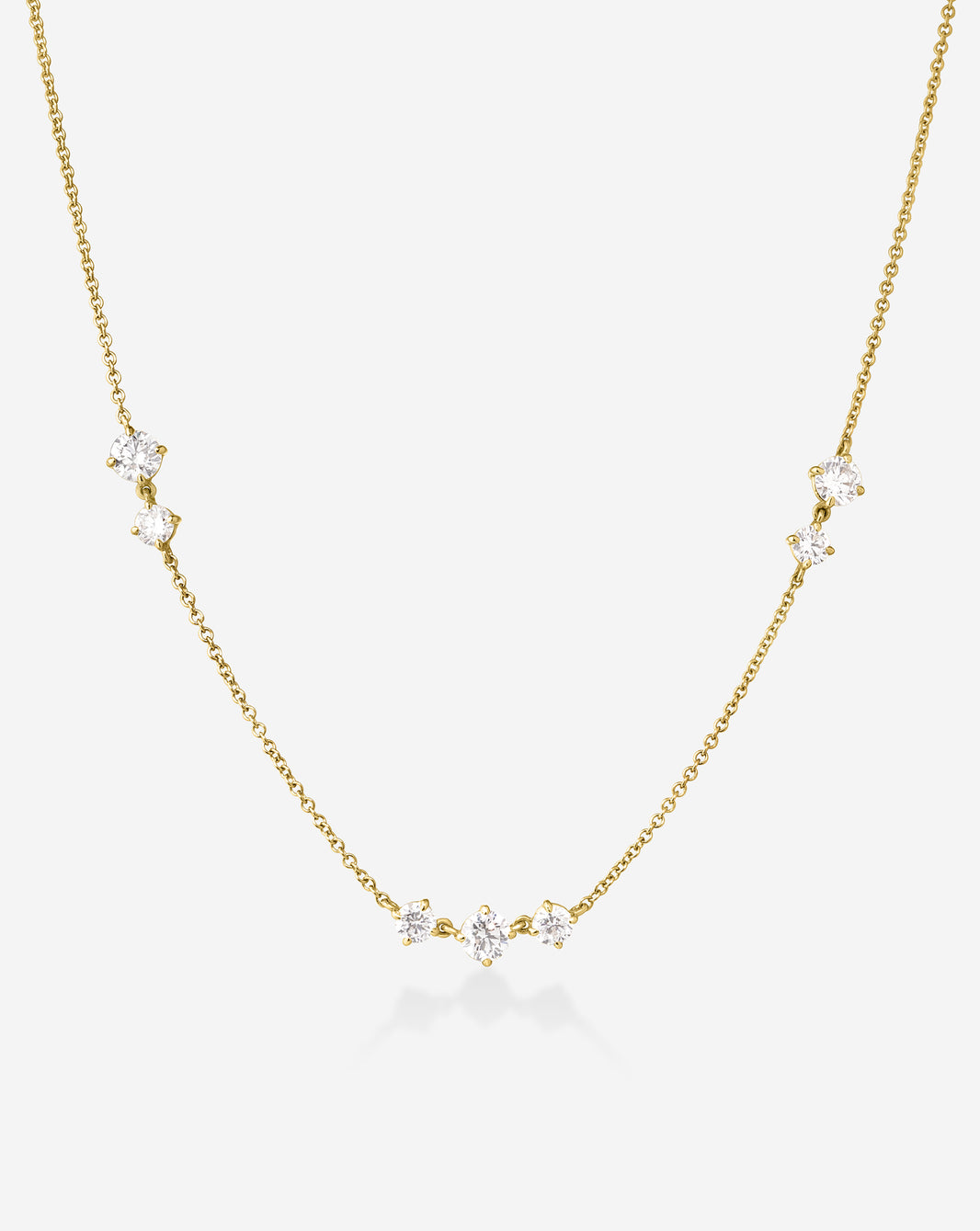 Starlight Lab Diamond Necklace in 14K Yellow Gold
