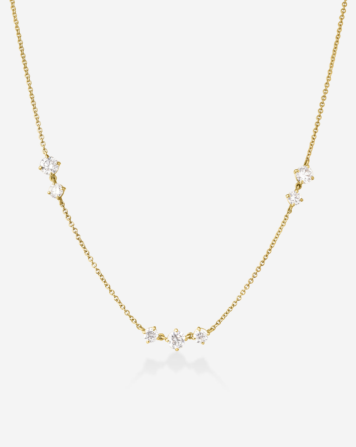 Starlight Lab Diamond Necklace in 14K Yellow Gold