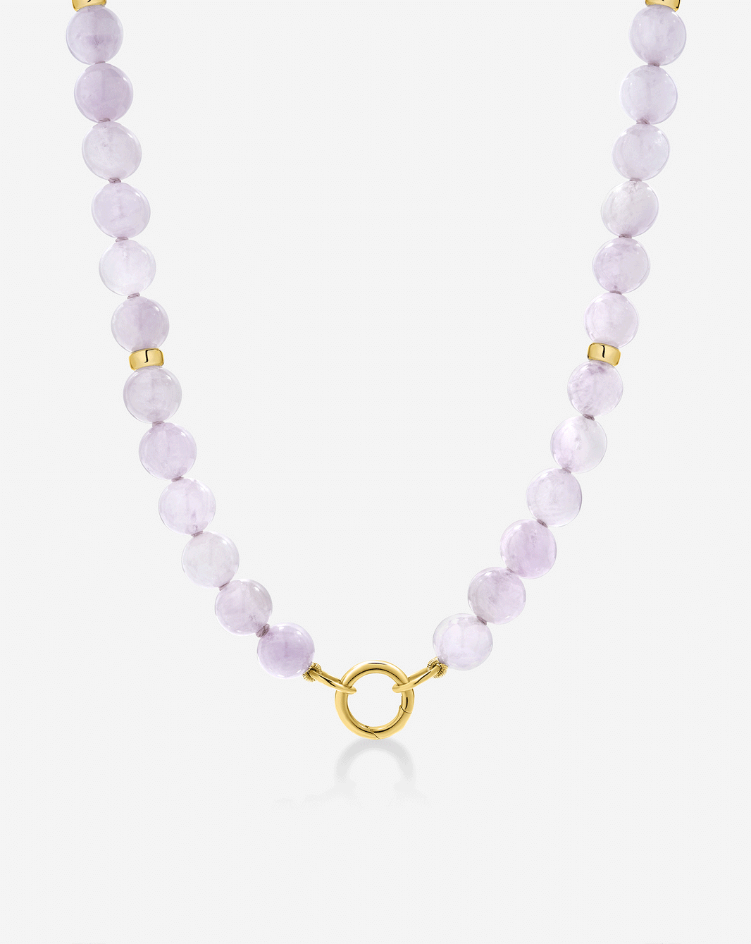 Moving image showing multiple angles of our Lavender Mist Necklace