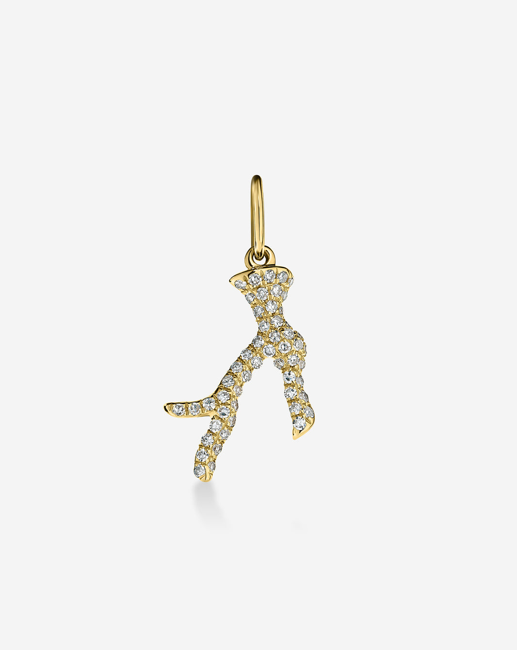 Jewel Reef Charm in 14k yellow gold with 53 round, natural diamonds