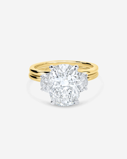 3.68 Cushion Lab Diamond in Whisper Thin® Embrace