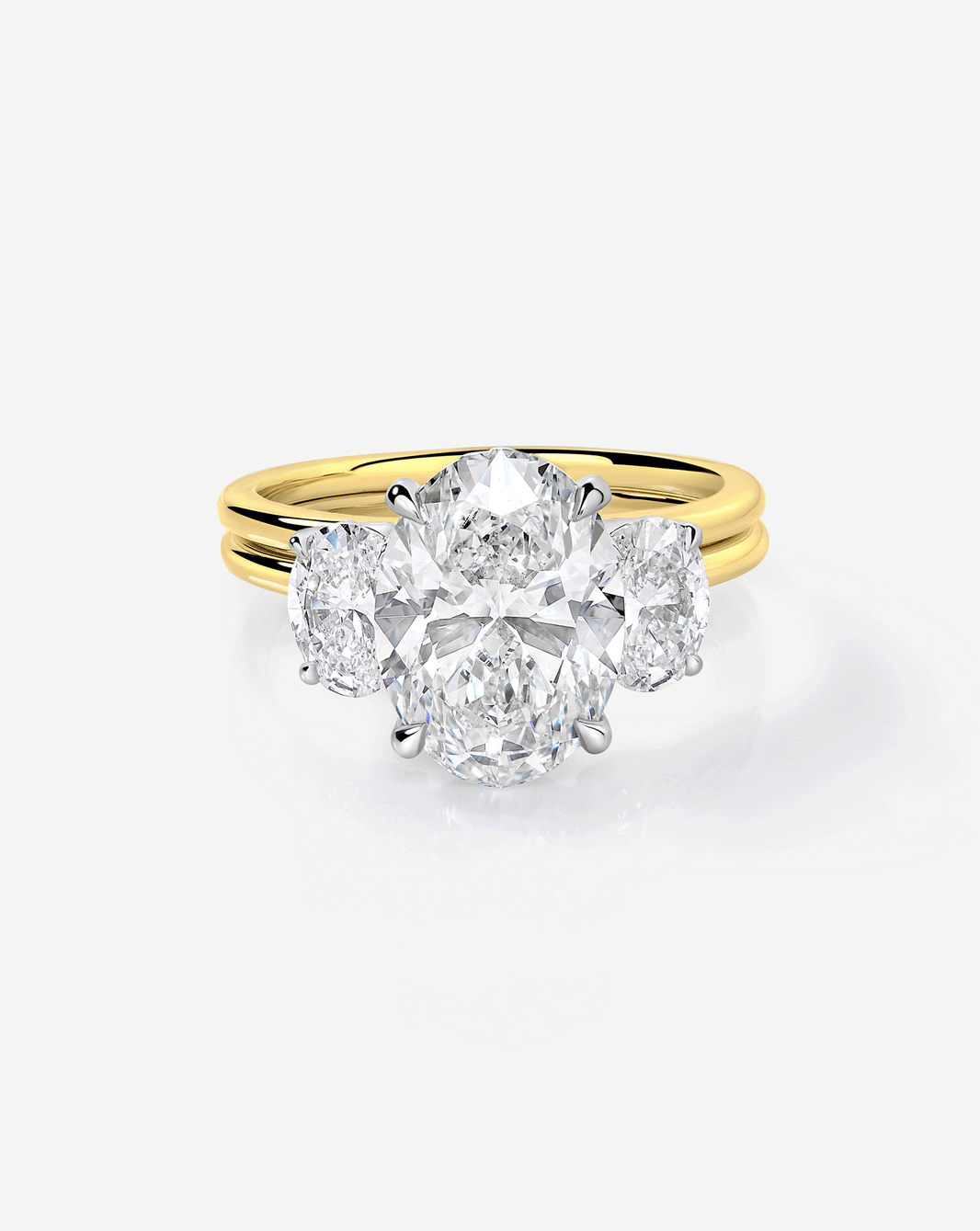 4.06 Oval Lab Diamond in Whisper Thin® Embrace