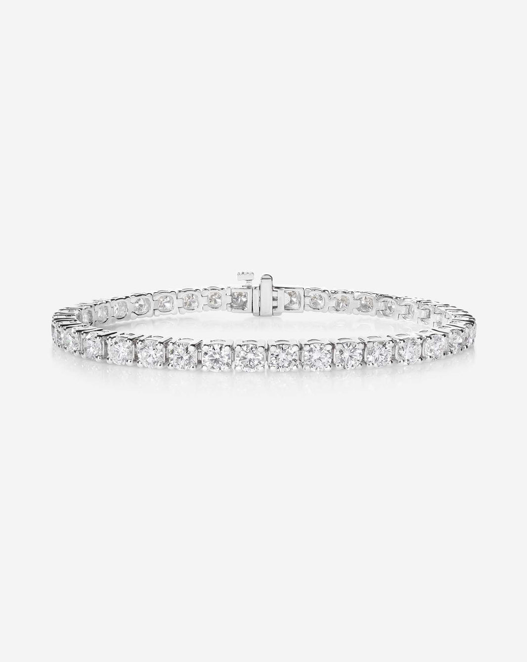 Ring Concierge Bracelet 14K White Gold Classic Diamond Tennis Bracelet