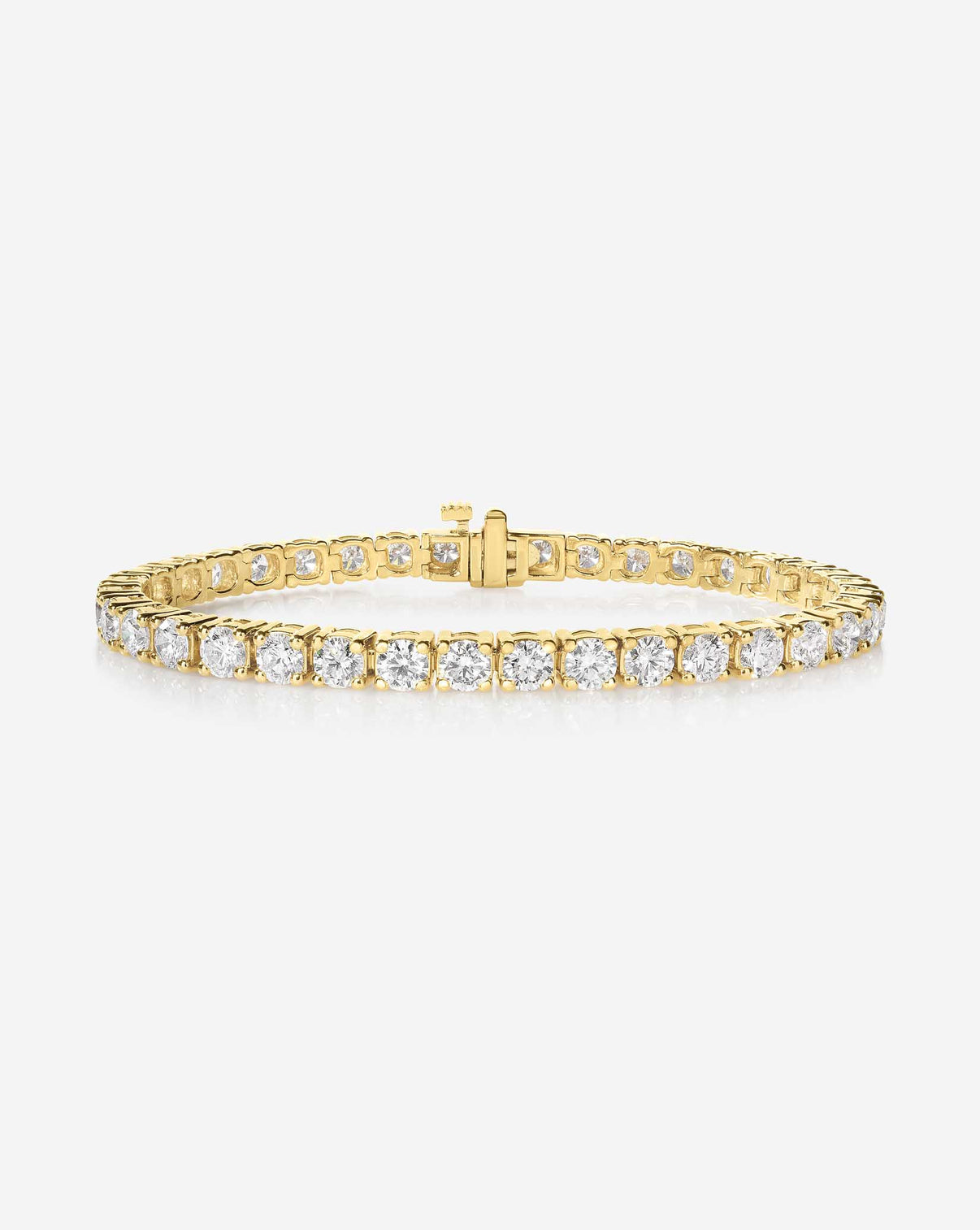 Ring Concierge Bracelet 14K Yellow Gold Classic Diamond Tennis Bracelet
