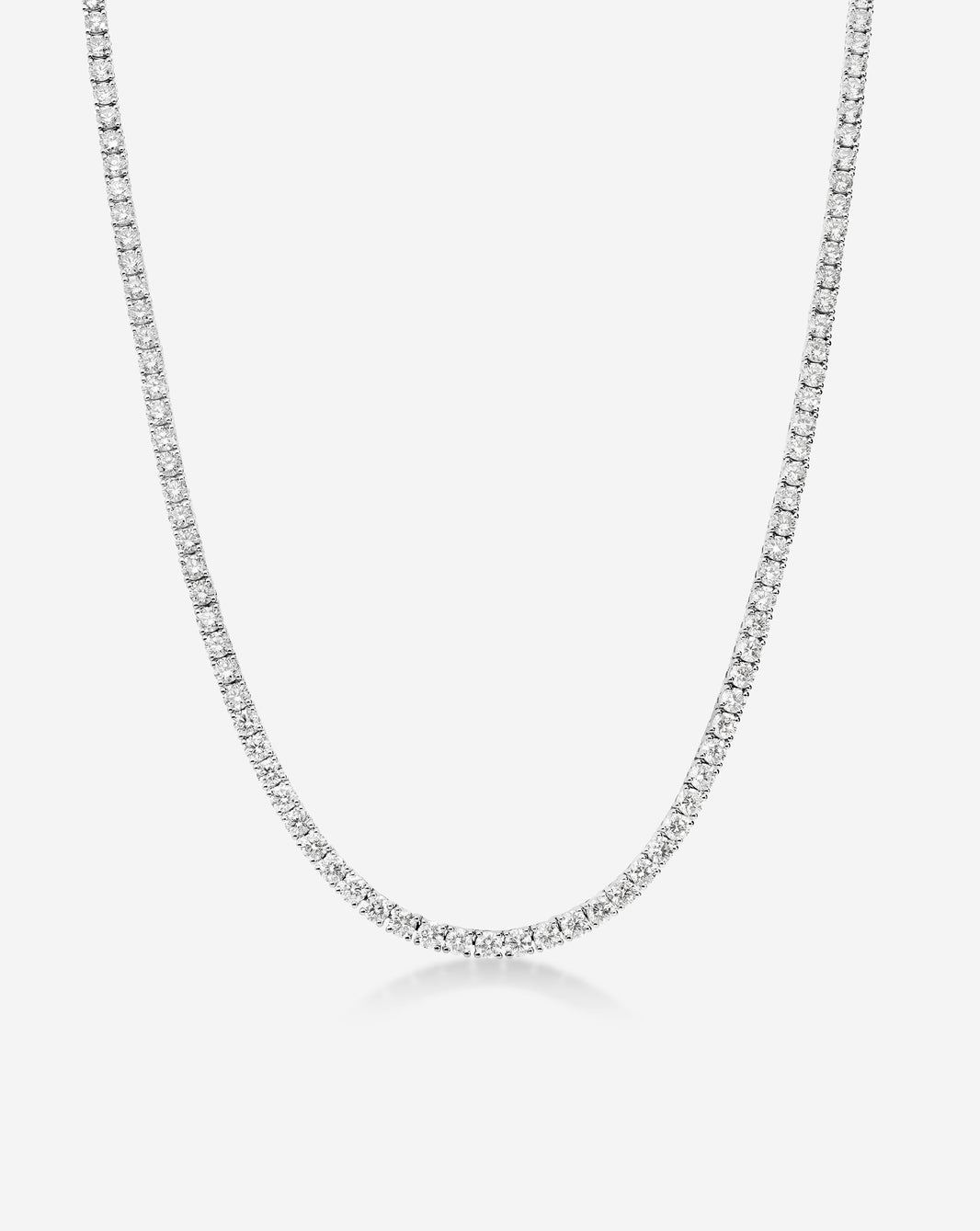 Ring Concierge Classic Diamond Tennis Necklace 14K White Gold