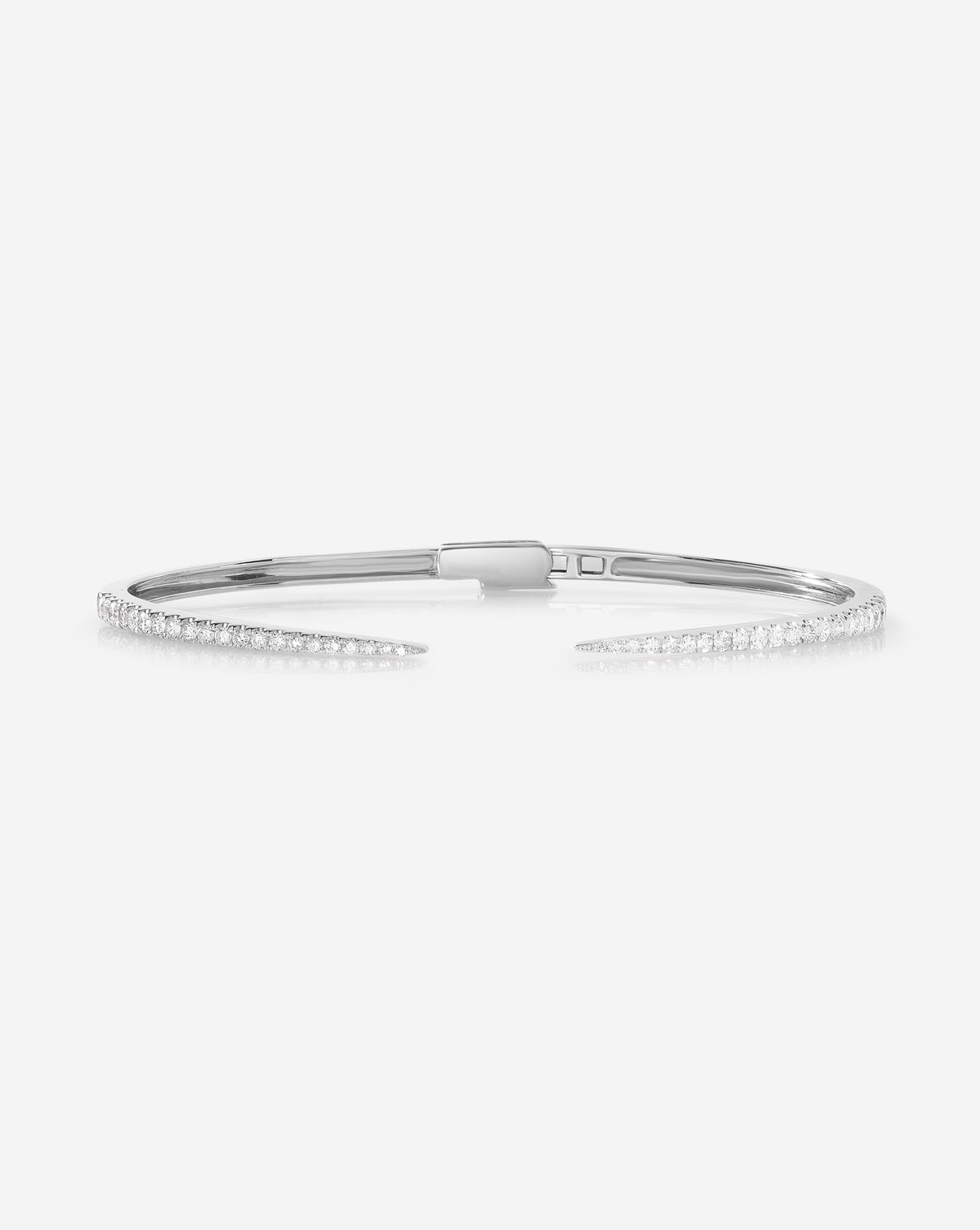 Ring Concierge Bracelet 14k White Gold Diamond Claw Cuff