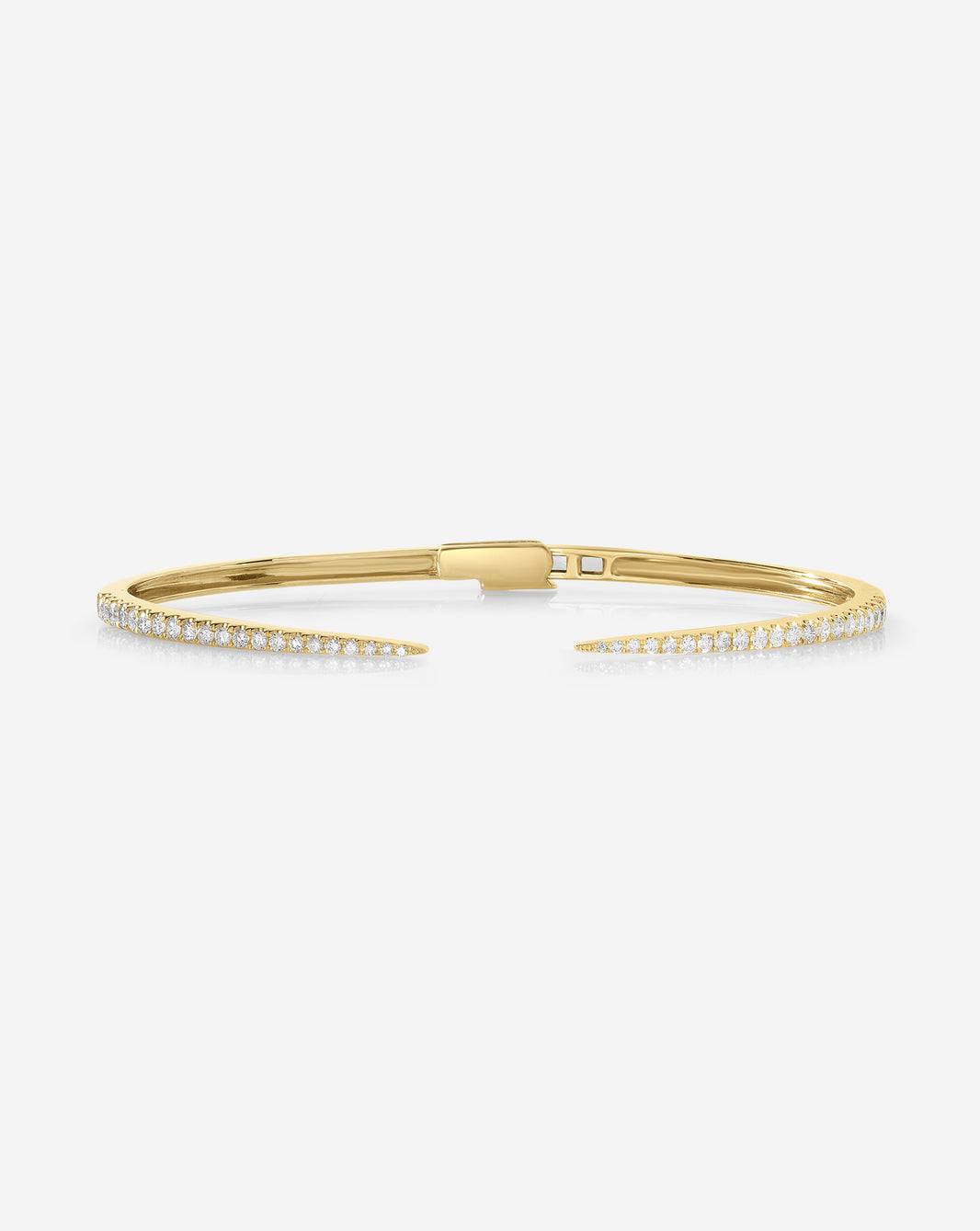Ring Concierge Bracelet 14k Yellow Gold Diamond Claw Cuff