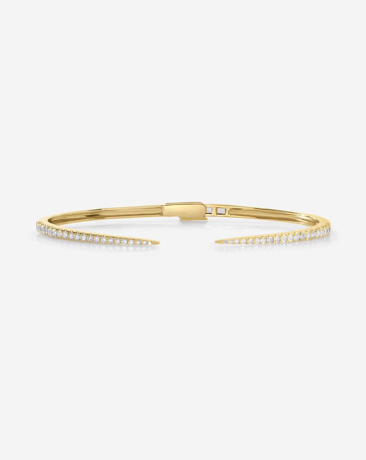 Ring Concierge Bracelet 14k Yellow Gold Diamond Claw Cuff