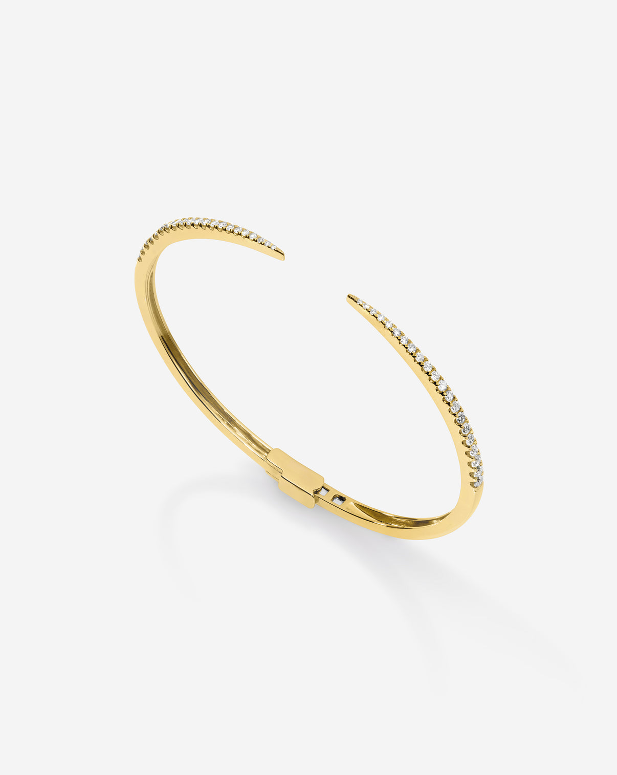 Ring Concierge Bracelet 14k Yellow Gold Diamond Claw Cuff