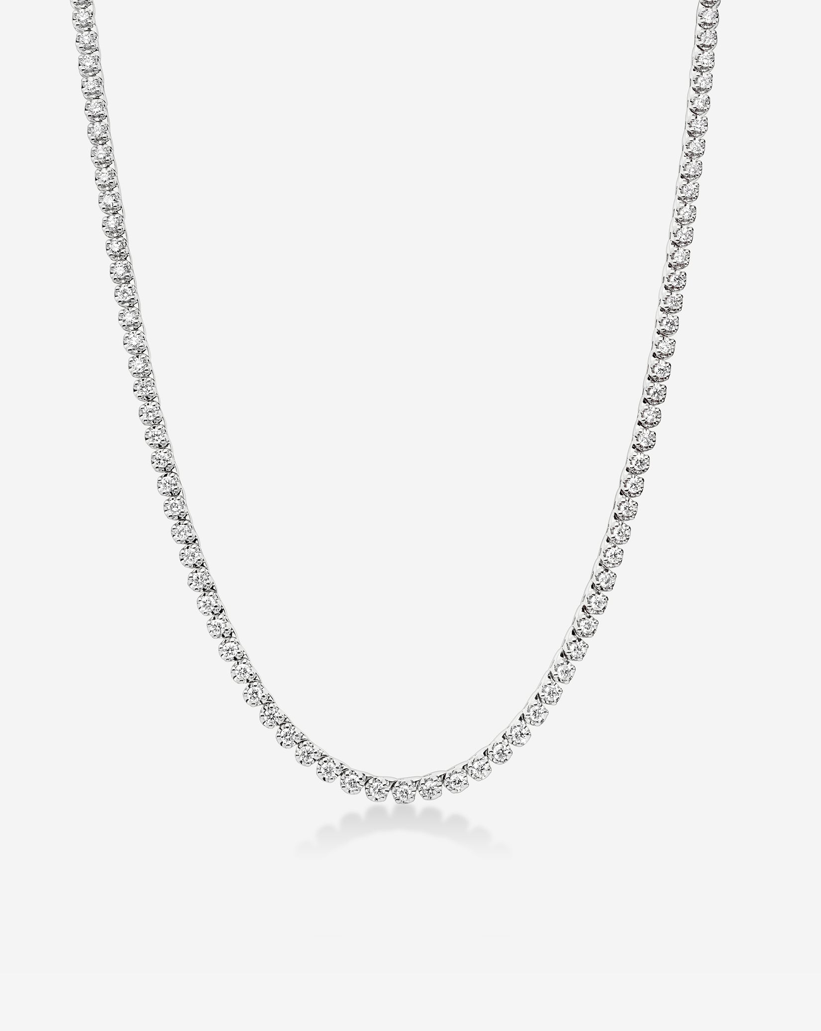 Mini Diamond Tennis Necklace