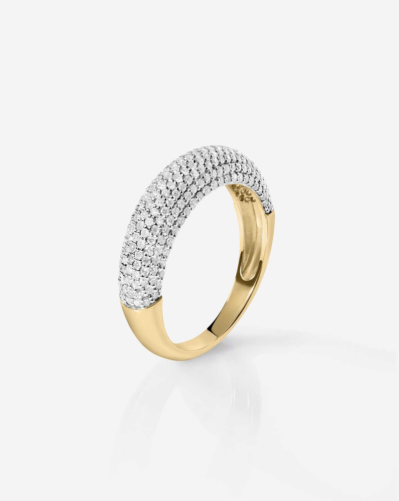 Pav Diamond Cloud Ring 14k White Gold Pav Diamond Cloud Ring 14k White Gold