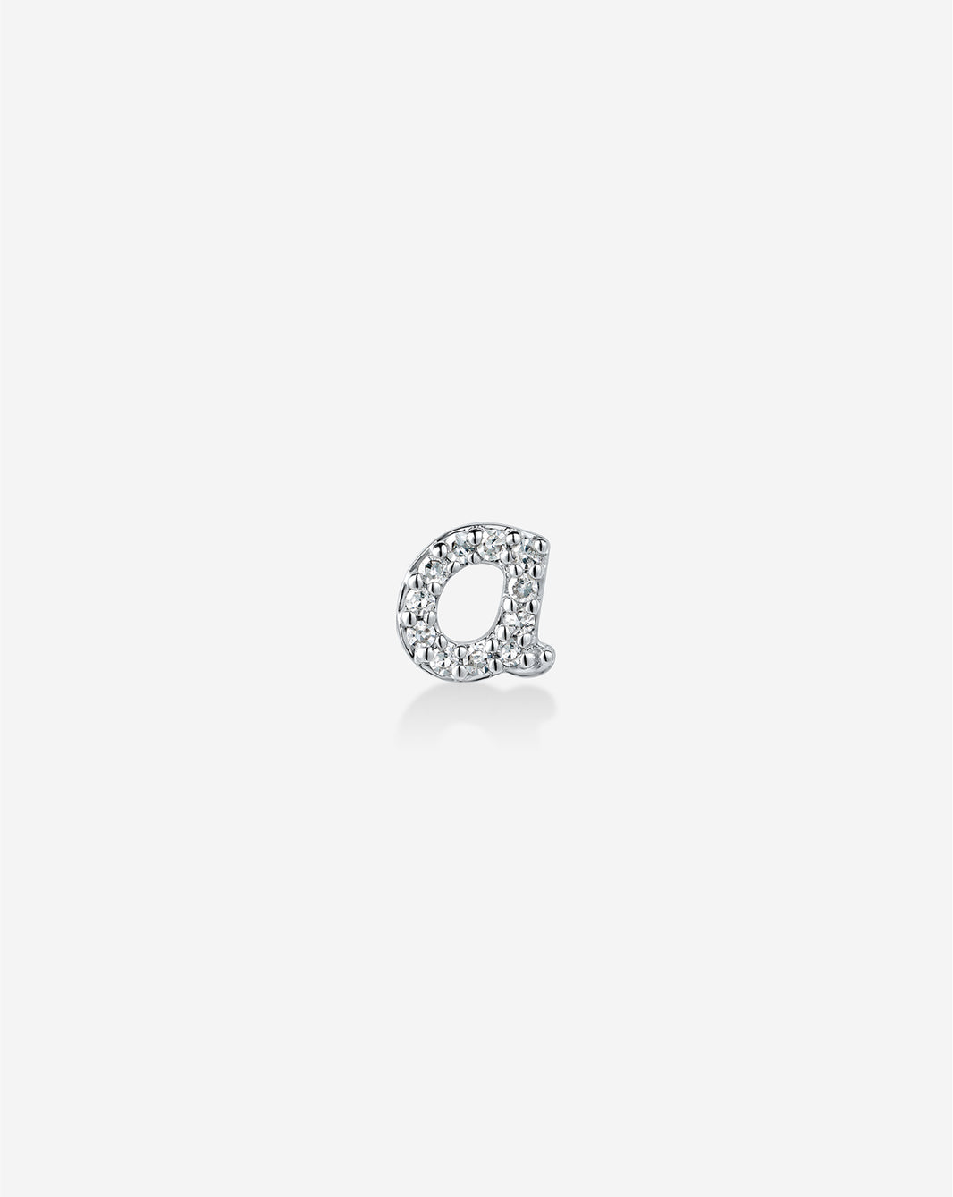 Mini Initial Pavé Stud