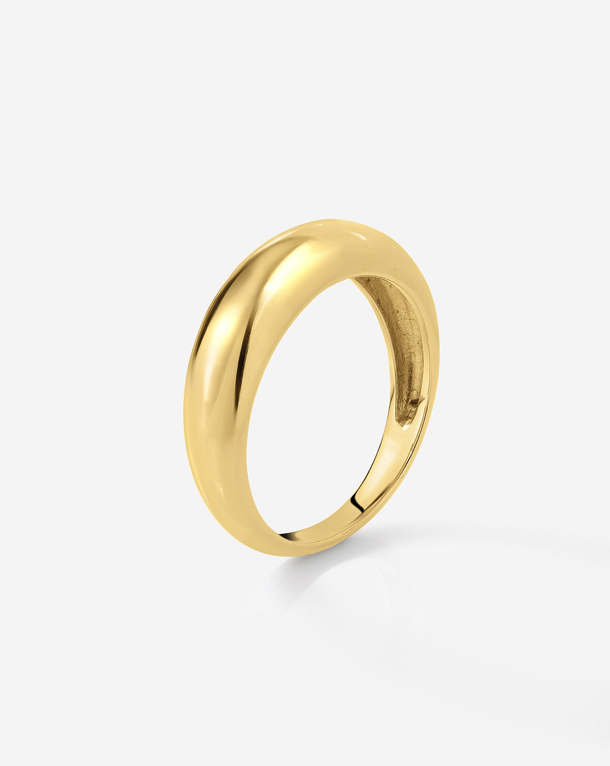 Ring Concierge Rings Gold Cloud Ring 14k yellow gold side view