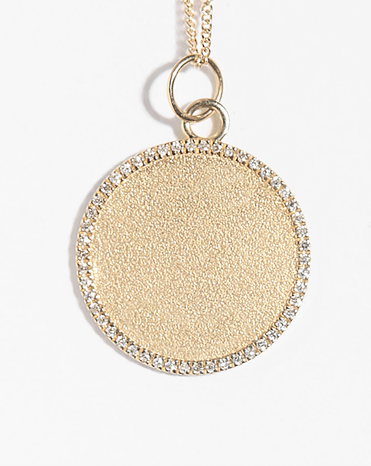 gif of personalized medallion engraving