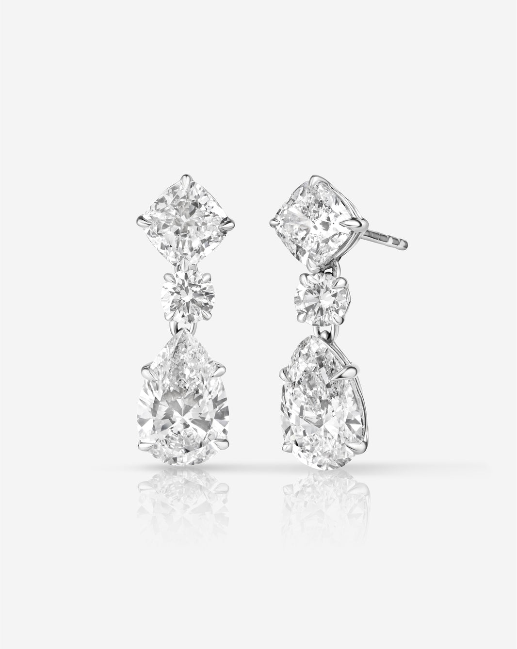 Lab Diamond Drop Earrings