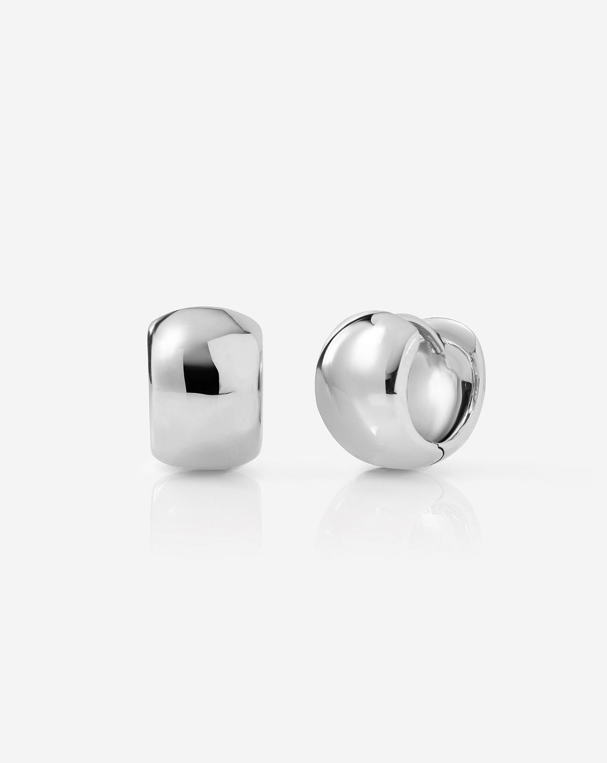Ring Concierge Bold Gold Cloud Huggies 14k White Gold