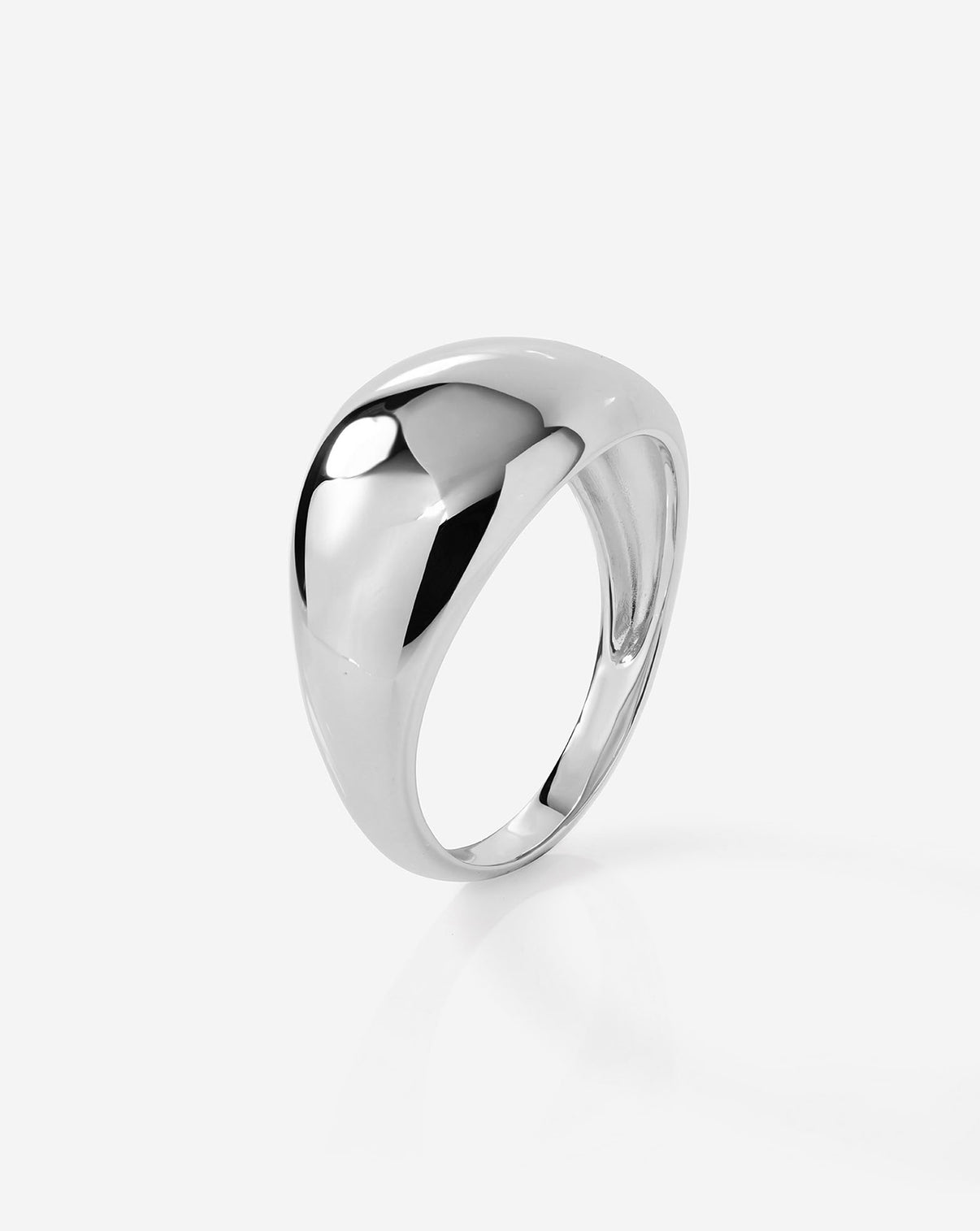 Ring Concierge Rings 14k White Gold /  Jumbo Gold Cloud Ring side angle